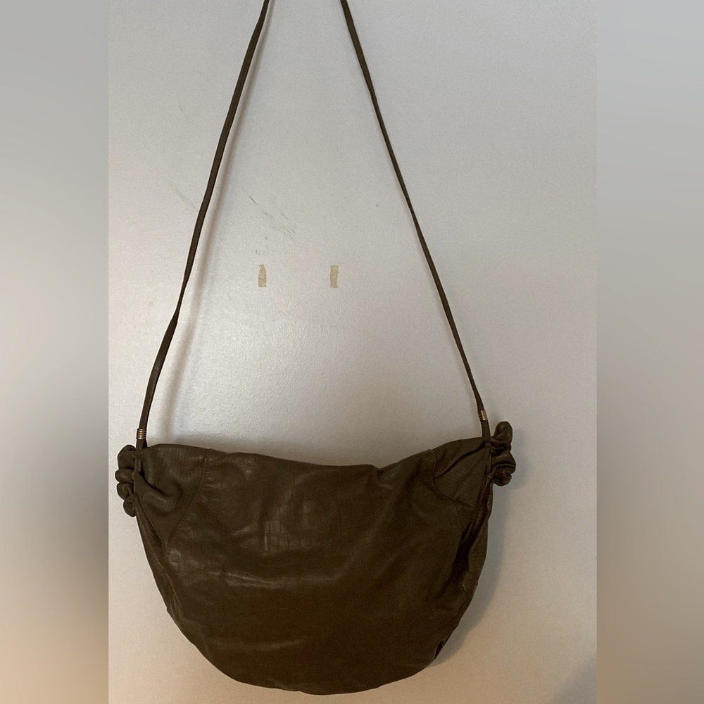 90s vintage Y2K croissant crossbody bag